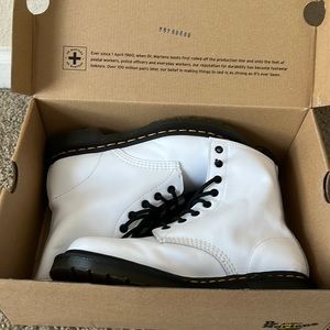 White Dr. Martins